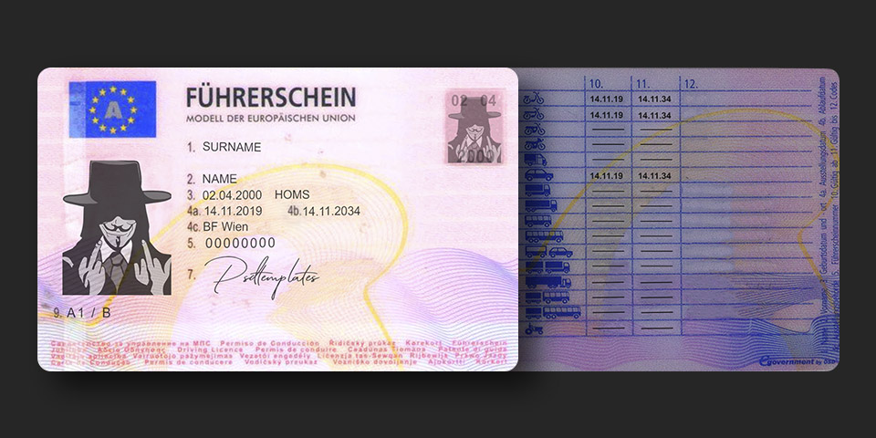 Driver license AUT – new